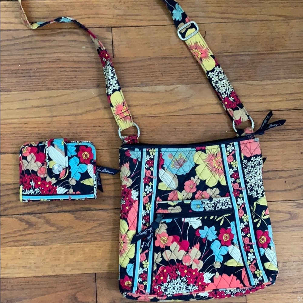 Vera Bradley Purse and Wallet Set